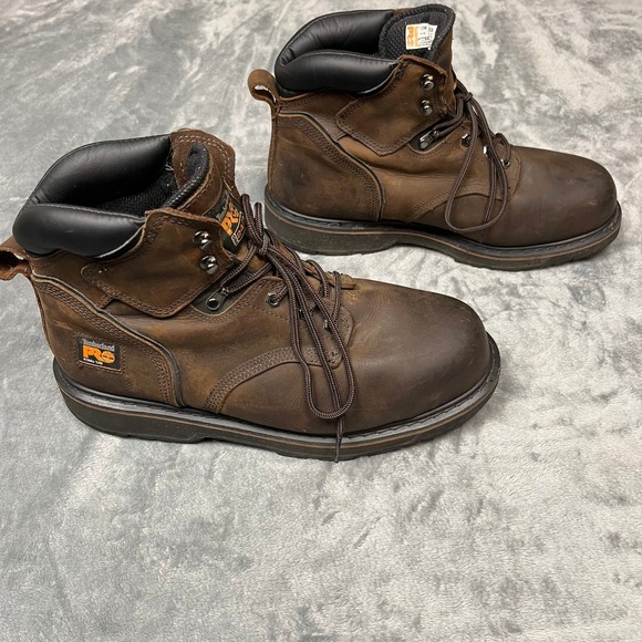 Timberland PRO 12W Work Boots Leather Electrical Safety Steel Toe Direct Attach - Picture 6 of 13